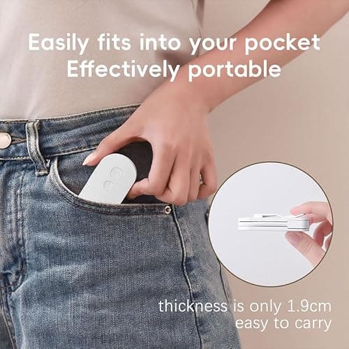 Choudao Rechargeable Book Light, Portable Reading Light,Pink - Thumbnail 3