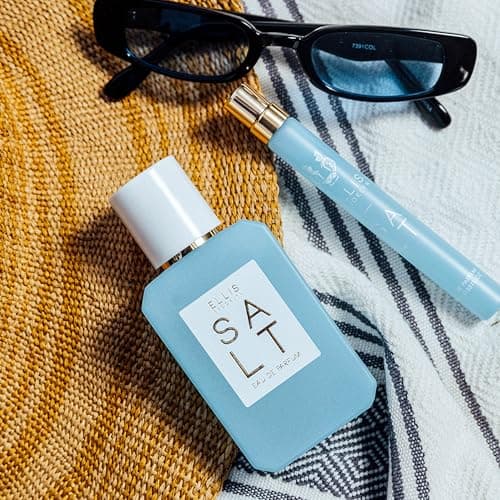 Ellis Brooklyn Salt Eau de Parfum, Travel Spray, Fragrance For Women with Ambergris, Tahitian Tiare, Ylang Ylang & Sandalwood - Tropical - Vegan, Cruelty-Free Paraben-Free – 10ml / 0.33 Fl Oz - Thumbnail 4
