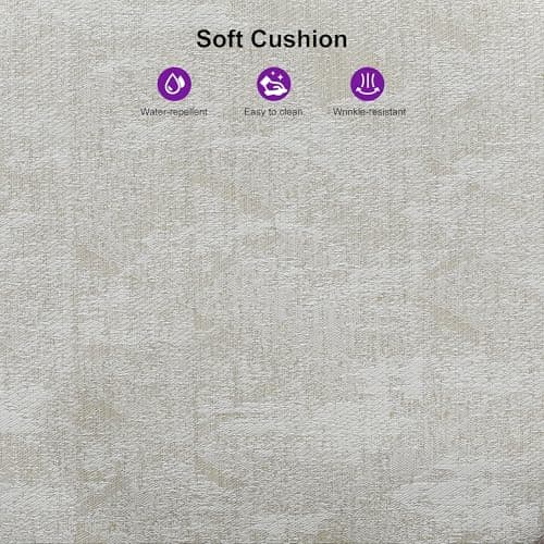 PURPLE LEAF Outdoor Swivel Bar Height Stools Set of 2 Metal Modern Wicker Bar Chairs with Back Aluminum Woven Barstools with Cushions for Kitchen Balcony Garden Indoor Brown - Thumbnail 6