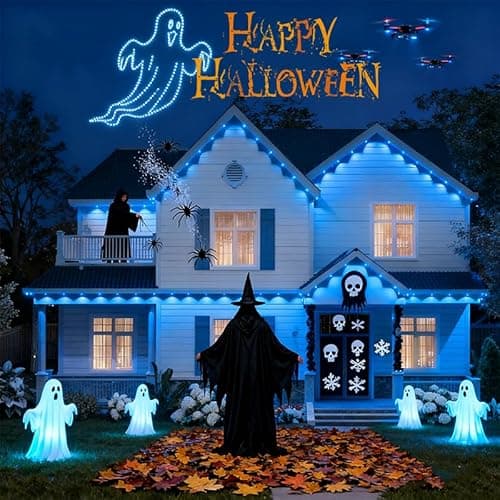 AurNyvaMay Permanent Outdoor Lights,Smart Outdoor Christmas Lights 24V with IC+RGB 20 LED, IP67 Waterproof Eaves Lighting with 213 Modes for Holiday,Party, Daily, APP/Remote Control - Thumbnail 2