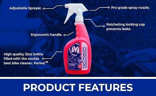 Motomuck 3 Piece Essentials Kit - Hose Conected Foam Gun/Foam Blaster - Motomuck 1 Gal PH Neutral Cleaner with Nano Coating tech foam gun soap refill - 32oz PH Neutral Nano trigger spray cleaner - Thumbnail 6