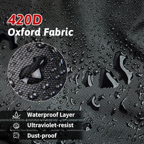 Fizentia Cover for Pool Ladder Above Ground,Outdoor Covers for Above Ground Pool' Ladder,Waterproof Pool-Ladders-Cover for Swimming Pool Ladders or Stairs,78''L x 22''W x 56''H,Black,(Only-Cover) - Thumbnail 3