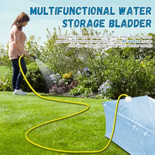 3 Pack 40 Gallon Water Storage Bladder, Heavy Duty Food-Grade Plastic Bag, BPA-Free, Foldable and Resuable. Ideal for Emergency Water Bank, Camping, Gardening & Agricultural Irrigation - Thumbnail 4