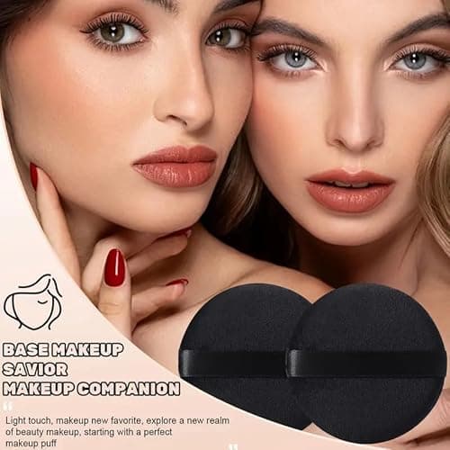 HGHDBT 47Pcs Black Makeup Brushes Set Professional Premium Synthetic for Blush Foundation Eye Shadow Concealer Powder Eye & Face Make up Brush Kit with Beauty Blender Sponge Set Tools - Thumbnail 5