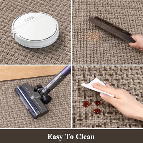 Ileading Non Slip Kitchen Rug, Waterproof Anti Fatigue Cushioned Floor Mat for Kitchen, Durable Entryway Doormat, Dirt Resistant Small Runner Rug with Rubber Backing 23"x35.5" - Thumbnail 5