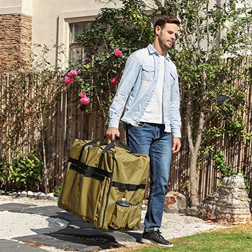 EUTRKei Griddle Cover for Blackstone 22 Inch Grill, 17" Griddle Carry Bag Accessories, Accommodate With Hood and Stand, Wear Resistant (Only Bag) - Thumbnail 2