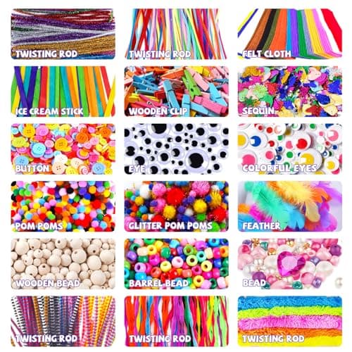 Itopstar Arts and Crafts Kit for Kids, Science Kits for Kids Age 5-7, Craft Kits and Art Supplies, Gifts for 5 7 9 Year Old Girls, Crafts for Kids Ages 4-8 8-12 - Thumbnail 4