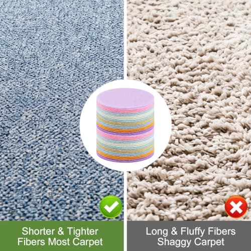 WSICSE 42 Pcs Carpet Spot Markers, 9 Light Colors Carpet Dots for Classroom Carpet 4 Inch Circle Floor Dot for Decoration Elementary Kindergarten Preschool Yoga Standing - Thumbnail 3