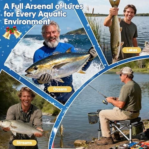 Ohanniewa Fishing Advent Calendar 2026 — 24 Days of Fishing Tools & Lures Gift Set — Christmas Countdown Advent Calendar for Teen Boys and Adult Men, Perfect for Anglers and Fish Lovers - Thumbnail 6