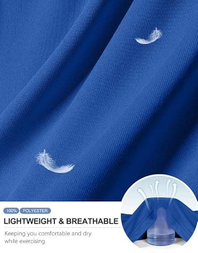 Women's Workout Tops Racerback Athletic Tank Tops Sleeveless Loose Fit Yoga Running Gym Shirts for Women(Royal Blue,XS) - Thumbnail 6