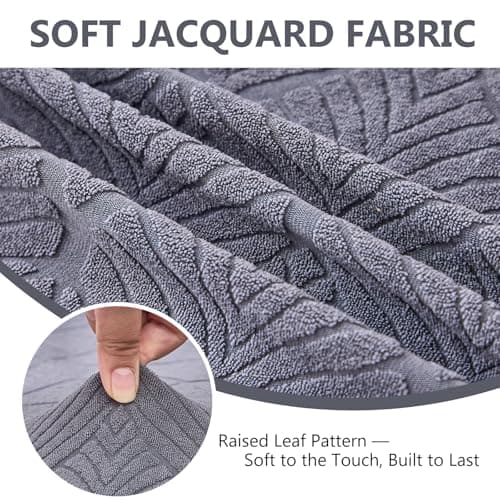 Genina 100% Waterproof Couch Cushion Covers for Pets - Stretch Sofa Seat Cover for Dogs Jacquard Non Slip Sectional Couch Covers Sofa Slipcovers Washable (3 Pieces, Dark Gray) - Thumbnail 4