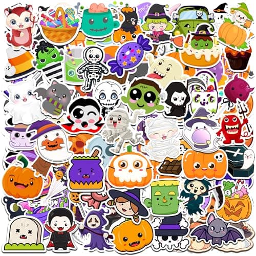 Halloween Party Favors, Halloween Stickers,100PCS Vinyl Waterproof Stickers - Image 1