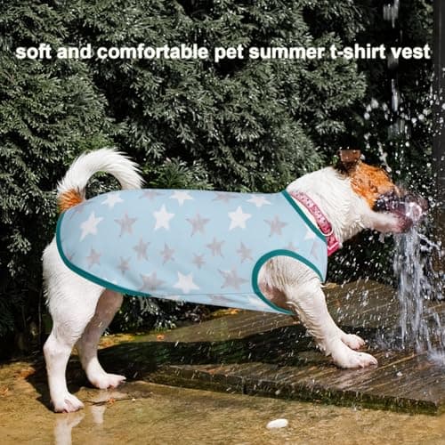 Lightweight Breathable Dog Cooling Shirts, Quick Dry Dog Sunscreen T-Shirt, Professional Pet Summer Vest for Small Medium Large Dogs - Thumbnail 5