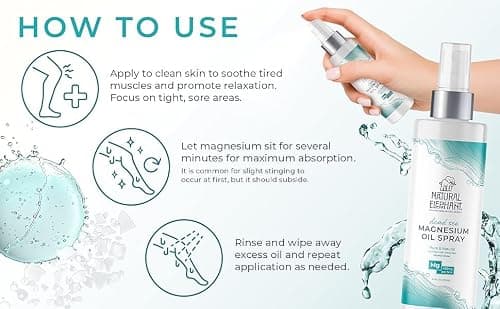 Natural Elephant Dead Sea Magnesium Oil Spray for Topical Use | 100% Pure | Promotes Relaxation and Well-Being (1 fl oz (Travel Size)) - Thumbnail 4