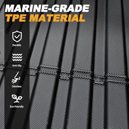 Lumway Truck Bed Mat for Ford F250 F350 F450 Super Duty 1999-2016 (NOT for Drop-in), All Weather Truck Bed Liner for F-250 F-350 F-450 Accessories, 6.8FT 81.9'' TPE Heavy Duty Cargo Liner Truck Mat - Thumbnail 3