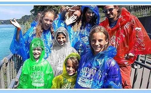 12 Pack Clear Rain Ponchos for Adults, Family, 3 Mix Colors 51.1 Inches Emergency Raincoats,Thickened Durable Universal (12, 3 Mixed Color) - Thumbnail 6