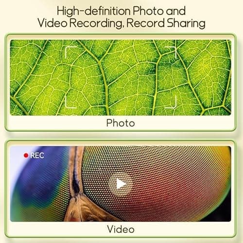 Kids Microscope - Ashfly 1000X Portable Microscope for Kids, Photo & Video Miniscope Pocket Microscope Gifts, 2'' Digital Screen | Ideal Easter Gifts 2026 for Boys Girls Age 3-12 - Thumbnail 5