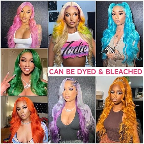 Lotulo 613 Lace Front Wig Human Hair 13x6 Transparent Lace, 613 Body Wave Lace Front Wig Human Hair, 200% Density Lace Front Wigs Pre Plucked with Natural Hairline (26 Inch) - Thumbnail 5