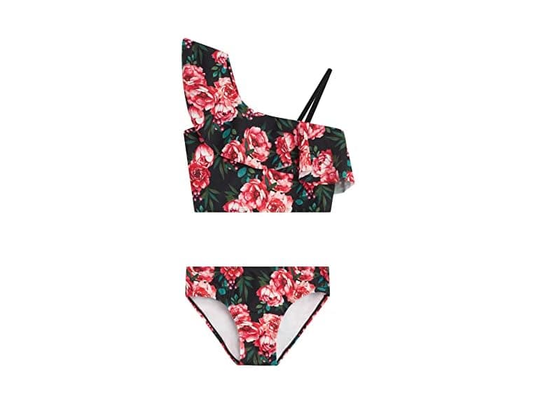 Kanu Surf Girls' Avery One Shoulder Tankini - Image 1