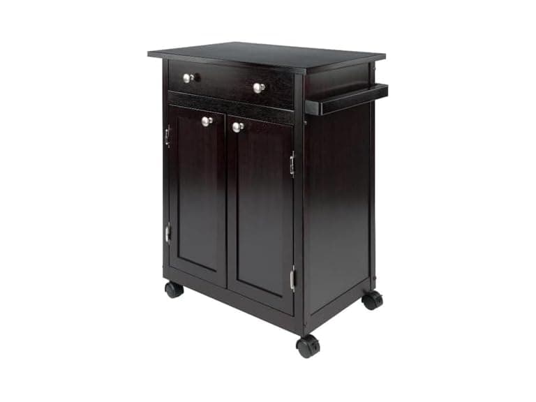 WINSOME Savannah Kitchen Cart Espresso - Image 1