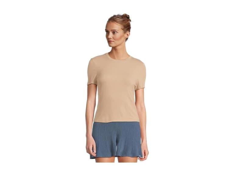 UGG Women Large Miriam Baby Tee Rib Shirt - Image 1