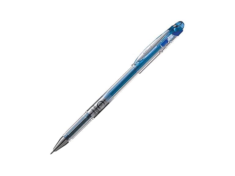 Pentel Slicci Rollerball Pen, Blue 25mm (BG202-C) - Image 1