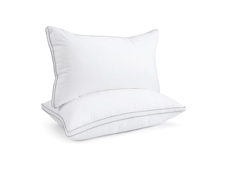 Bed Pillows Queen Size Set Of 2, Firm - Image 1