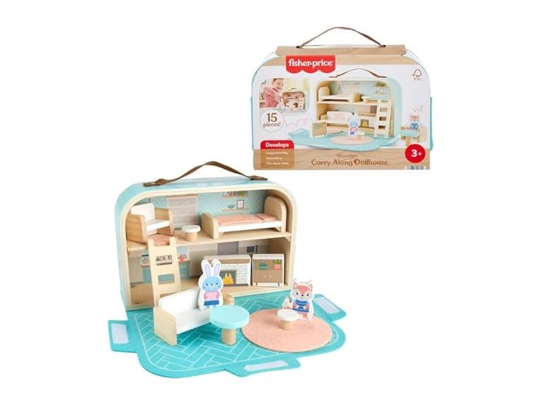 Fisher-Price Fisher-Price Wood Pretend Play Toy Dollh - Image 1