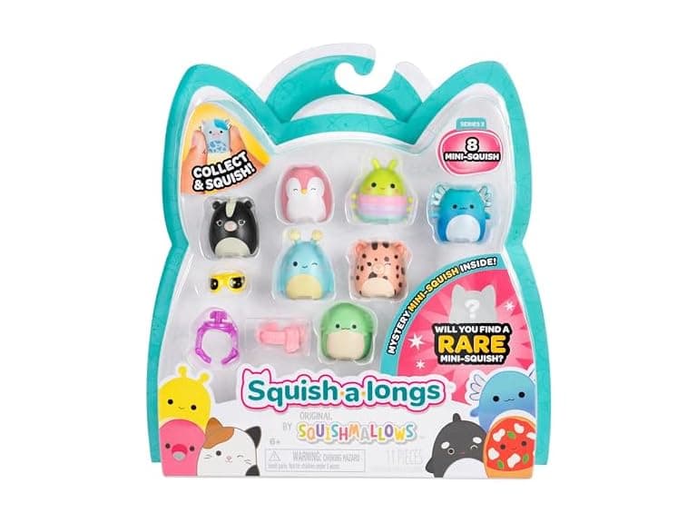 Squish-a-longs Mini-Squish 8-Pack (Wave 3, Style 1) - Image 1