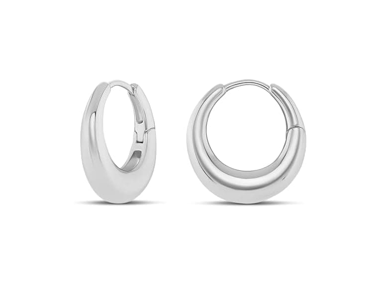 Amazon Essentials 20mm Sterling Silver 20mm Hoop - Image 1