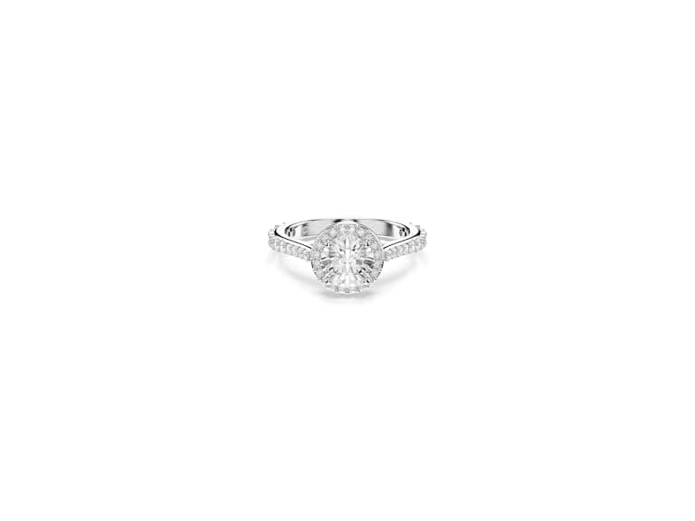 Swarovski Silver Una Angelic Ring - Image 1