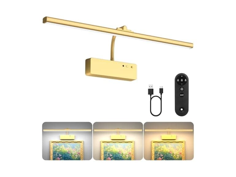Lightbiz Picture Light 20in Gold - Image 1