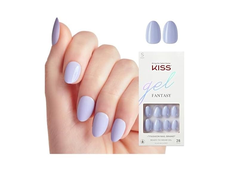 KISS Gel Fantasy Press On Nails Day1 28ct - Image 1