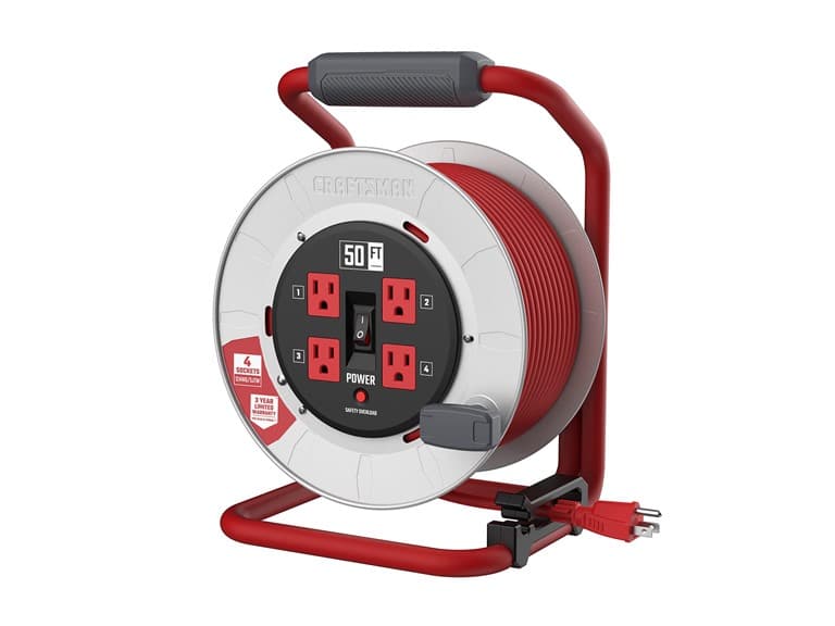 CRAFTSMAN CONTRACTOR 12AWG Cord Reel 50, 75 or 100ft - Image 1