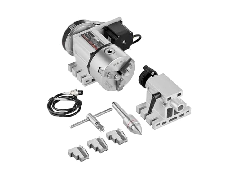 Dividing Head, K11-100mm 3-Jaw Chuck, CNC Router - Image 1