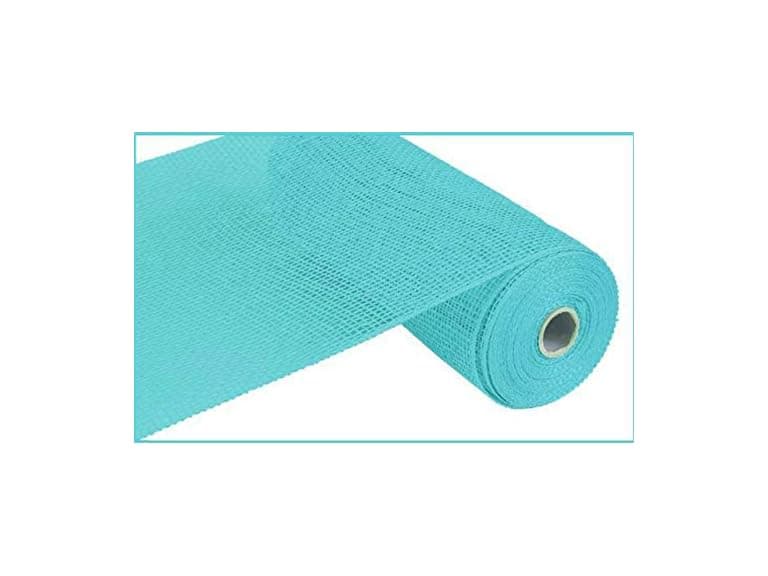 10" Wide Woven Deco Burlap Solid Mesh - Image 1