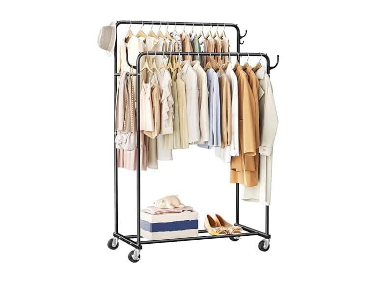 HogHow Rolling Clothing Rack - Image 1