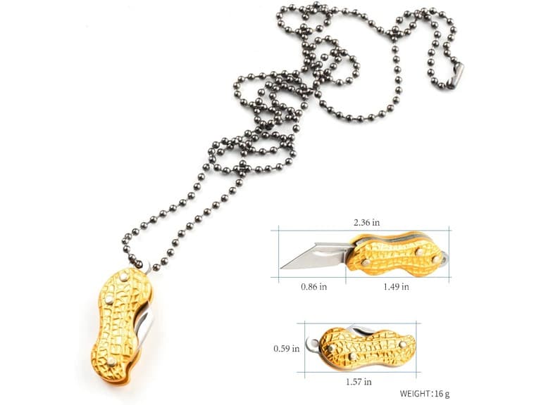 Portable Folding Knife Peanut-Shaped - Image 1