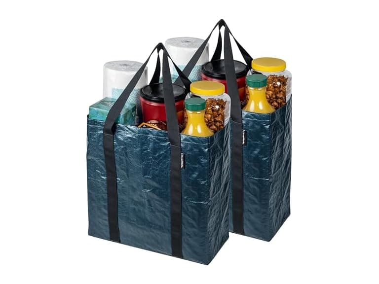 CleverMade Reusable Grocery Bag XL 42L, 2Pk Ocean - Image 1