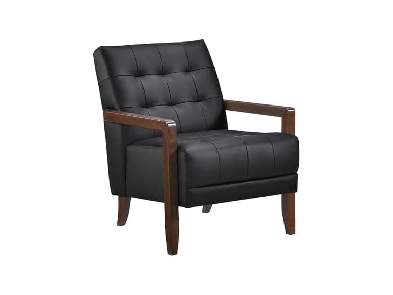 Lexicon Crafton Leather Accent Chair - Image 1