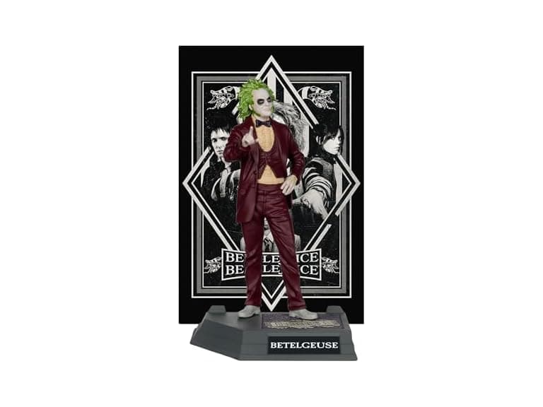 McFarlane Toys Movie Maniacs - 6in Posed Beetlejuice Fi - Image 1