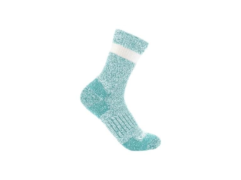 Carhartt Women (M) Midweight Crew Sock Blue - Image 1