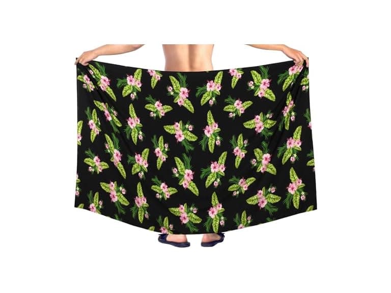 LA LEELA Men's Hawaiian Lava Lava Beach Saron - Image 1