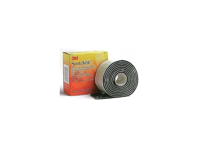 3M Black Rubber Electrical Insulation Putty - Image 1