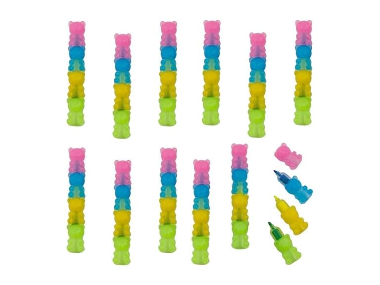 Fun Express 6" Stackable Bears Highlighters - Image 1