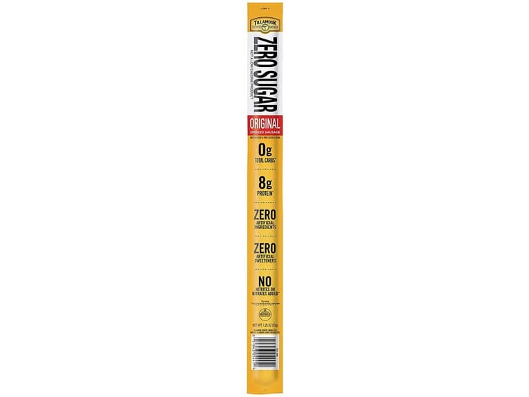 1CT Tillamook Zero Sugar Original Keto Smoke Sausage - Image 1