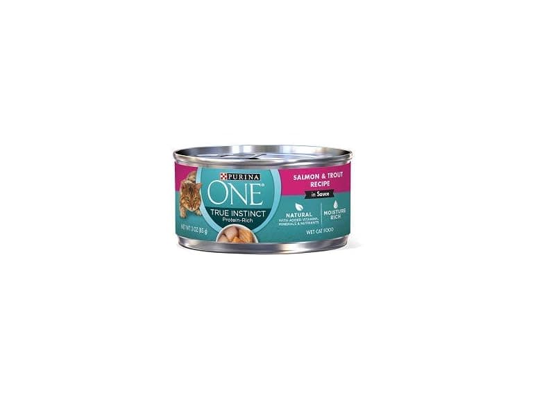 Purina ONE True Instinct Salmon and Trout Recipe 12Cans - Image 1