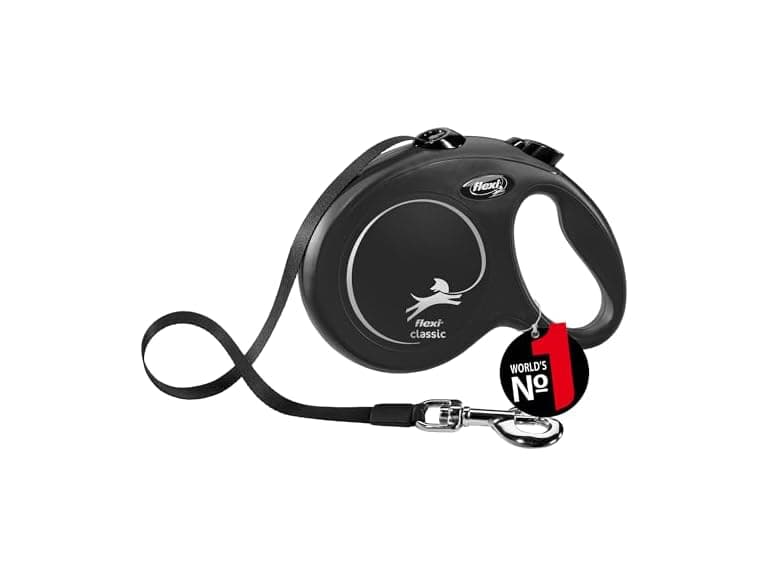 Flexi Automatic Leash New Classic L 5 M Black - Image 1