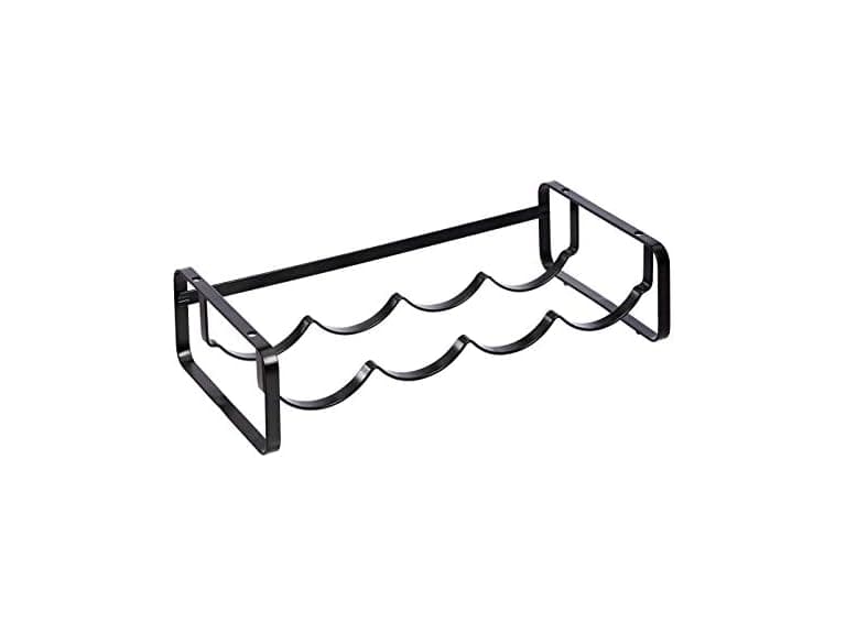 Tabletop Stackable 4-Bottle Metal Wine Rack - Image 1