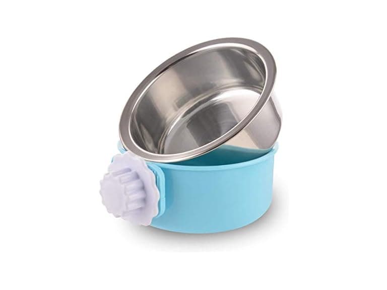 WeTest Crate Dog Bowl-Stainless Steel Removable - Image 1